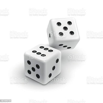 두 개의 흰색 주사위 카지노 아이콘 주사위에 대한 스톡 벡터 아트 및 기타 이미지 - iStock Two white dices casino icon isolated on white background
