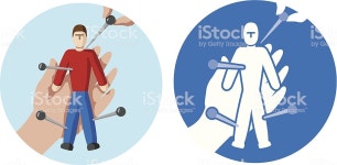 부두교 인형 아이콘크기 부두교 인형에 대한 스톡 벡터 아트 및 기타 이미지 - iStock Voodoo Doll icon of a man