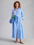 Shop Women's Blue Linen Dresses | John Lewis & Partners Women's Blue Linen Dresses | John Lewis & Partners