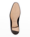 Paul Stuart Mens Harrier Round-Toe Leather Formal Slippers Paul Stuart Mens Harrier Round-Toe Leather Formal Slippers