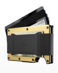 The Ridge Mens RFID Money Clip Metal Wallet, Gold The Ridge Mens RFID Money Clip Metal Wallet, Gold