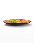 LADORADA Burl Veneer Round Centerpiece