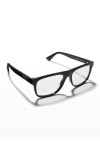 Gucci Mens Rectangle Logo Optical Glasses Gucci Mens Rectangle Logo Optical Glasses