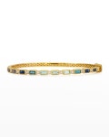 Jude Frances Mixed Metal White Topaz Bangle | Neiman Marcus