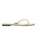 Tory Burch Square-Toe Flat Thong Pool Sandals | Neiman Marcus
