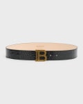 Etro Embroidered Stud Leather Belt | Neiman Marcus