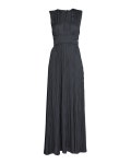 Bronx and Banco Ruffled Rhinestone-Embellished Velvet Gown | Neiman Marcus
