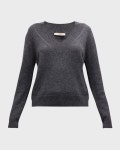 No Ka Oi Hyler Metallic Long-Sleeve Turtleneck Top | Neiman Marcus