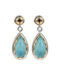 Konstantino Astria Aquamarine Teardrop Earrings | Neiman Marcus