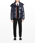 Moncler Mens Montbeliard Shiny Nylon Jacket | Neiman Marcus Moncler Mens Montbeliard Shiny Nylon Jacket