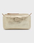 Il Bisonte Classic Zip Leather Cosmetic Bag | Neiman Marcus Il Bisonte Classic Zip Leather Cosmetic Bag