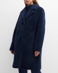 Kobi Halperin Corwin Snap-Front Shearling Coat | Neiman Marcus Kobi Halperin Corwin Snap-Front Shearling Coat