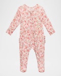 Angel Dear Girls Pretty Calico Ruffle Footie W/ Headband & Swaddle Blanket Set, Size Newborn-9M | Neiman Marcus Angel Dear Girl... 