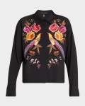 Kobi Halperin Kinsley Embroidered Button-Down Shirt | Neiman Marcus Kobi Halperin Kinsley Embroidered Button-Down Shirt