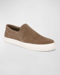 Vince Mens Fletcher Suede Slip-On Sneakers | Neiman Marcus Vince Mens Fletcher Suede Slip-On Sneakers