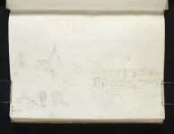 ‘Palais Bourbon and Les Invalides, Paris‘, Joseph Mallord William Turner, 1832 | Tate