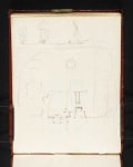 ‘Shipping at Sea; a Ground Plan of a Building and its Surroundings‘, Joseph Mallord William Turner, c.1830 | Tate