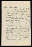 ‘‘Letter from Leopold von Lieben, Vienna‘, Leopold von Lieben, recipient: Henriette von Motesiczky, 21 May 1902‘, Leopold... 