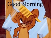 Good Morning Jerry GIF - Good Morning Jerry Comb - GIF 탐색 및 공유