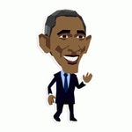 Barack Obama Obama Sticker - Barack Obama Obama President - GIF 탐색 및 공유