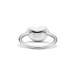 엘사 퍼레티™:빈 디자인 와이어 링, 플래티늄, 파베 다이아몬드 세팅, 12mm | Tiffany & Co. 티파니앤코 EP Bean 엘사 퍼레티™:빈 디자인... 