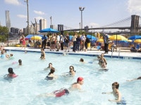 A new pop-up pool opens at Brooklyn Bridge Parks Pier 2 (SLIDE SHOW)