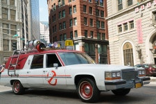 You can get a lift in Ghostbusters car Ecto-1 this weekend