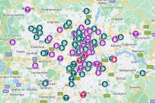 Someone has created a map of London pubs with late licenses Someone has created an indispensable map of London pubs with late... 