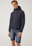 Technical Fabric Water Repellent Blouson for Men | Emporio Armani