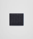 Bottega Veneta® - 뉴 다크 네이비 블루에트 카프 인트레치아토 폴더 지갑  Bottega Veneta® - 뉴 다크 네이비 블루에트 카프... 