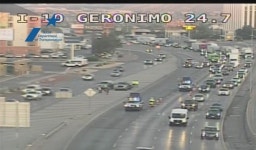 Lanes open up after semi-truck crash on I-10 East at Geronimo