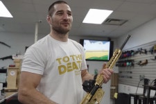 UFC 297 ‘Embedded,’ No. 1: Sean Strickland gifted custom gold firearm before leaving for Toronto - Yahoo Sports UFC 297... 