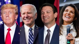 Poll finds Trump beating Biden but DeSantis, Haley losing