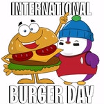 Cheeseburger Hamburger Sticker - Cheeseburger Hamburger Hungry - GIF 탐색 및 공유