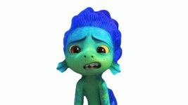 Startled Luca Paguro Sticker - Startled Luca Paguro Luca - GIF 탐색 및 공유