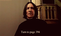 Snape Alan Rickman GIF - Snape Alan Rickman Turn To Page394 - GIF 탐색 및 공유