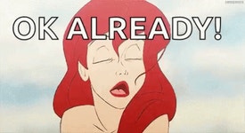 Little Mermaid Ariel GIF - Little Mermaid Ariel Huff - GIF 탐색 및 공유