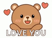 Bear I Love You GIF - Bear I Love You Ily - GIF 탐색 및 공유