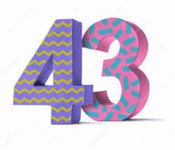 43 Numbers Sticker - 43 Numbers - GIF 탐색 및 공유