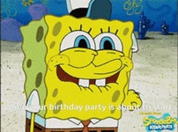Spongbob Excited For His B Day GIF - Spongbob Excited For His B Day - GIF 탐색 및 공유
