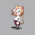 Neco Arc Dancing Cat GIF - Neco Arc Dancing Cat Tongue Out - GIF 탐색 및 공유