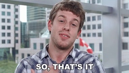 So Thats It Corey Vidal GIF - So Thats It Corey Vidal Thats The End - GIF 탐색 및 공유