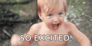 So Excited Baby GIF - So Excited Baby Cute - GIF 탐색 및 공유