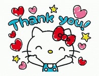 Hello Kitty Thank You GIF - Hello Kitty Thank You Thanks - GIF 탐색 및 공유