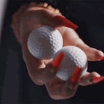 Playing Golf Ball Mae Muller GIF - Playing Golf Ball Mae Muller I Just Came To Dance Song - GIF 탐색 및 공유