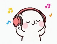 Listening Music Musical Notes GIF - Listening Music Musical Notes Cute - GIF 탐색 및 공유