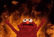 Elmo On Fire GIF | Tenor