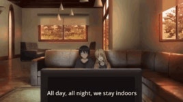 Introverts Stay In Couple GIF - Introverts Stay In Couple Anime - GIF 탐색 및 공유