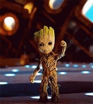 Groot Hello GIF - Groot Hello Hi - GIF 탐색 및 공유