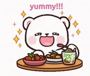 Yummy Food Mocha Bears GIF - Yummy Food Mocha Bears Lunch Time - GIF 탐색 및 공유